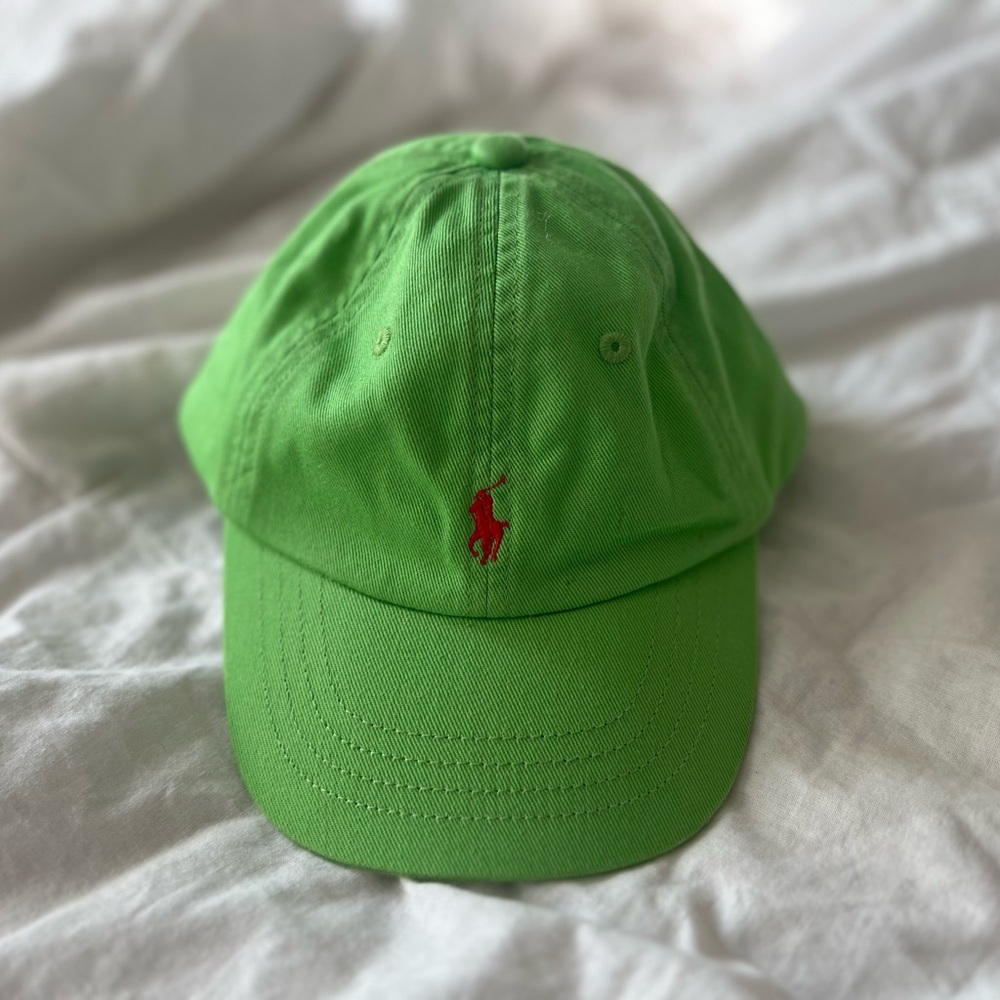 Ralph Lauren Toddler Ball Cap Neon Green